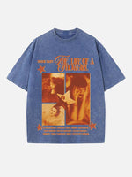 Taylor Swift Print Round Neck T-shirt