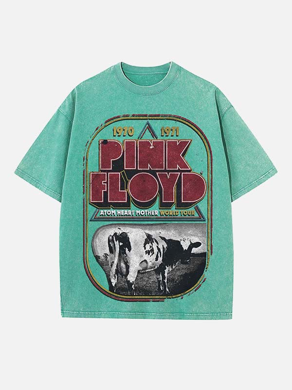 Pink Floyd Print Round Neck T-shirt