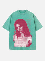 Gracie Abrams Print Round Neck T-shirt