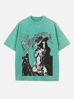 Beyoncé Print Round Neck T-shirt