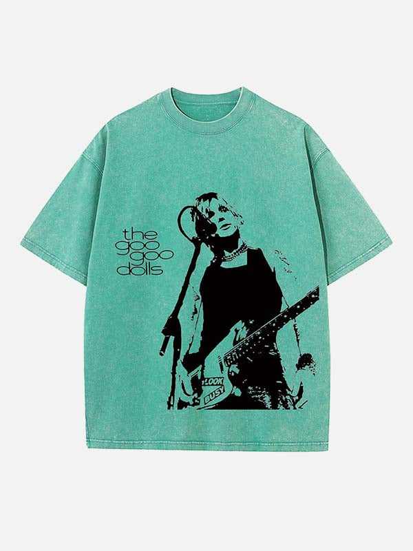 The Goo Goo Dolls Print Round Neck T-shirt