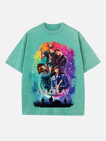 Coldplay Print Round Neck T-shirt