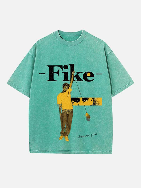 Dominic Fike Print Round Neck T-shirt