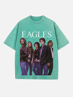 Eagles Print Round Neck T-shirt