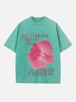 Kali Uchis Print Round Neck T-shirt