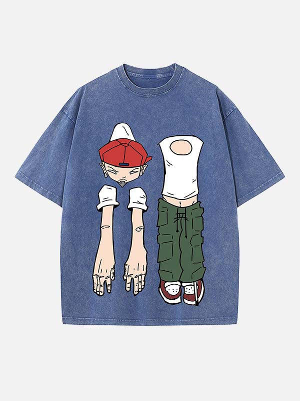 Limp Bizkit Print Round Neck T-shirt