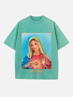 Karol G Print Round Neck T-shirt