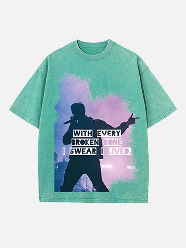 OneRepublic Print Round Neck T-shirt