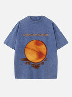 Coldplay Print Round Neck T-shirt