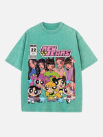 NewJeans Print Round Neck T-shirt