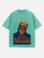 The Notorious B.I.G. Print Round Neck T-shirt