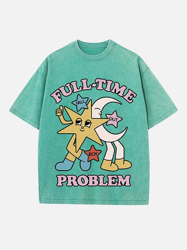 Fall Out Boy Print Round Neck T-shirt