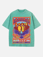Eagles Print Round Neck T-shirt