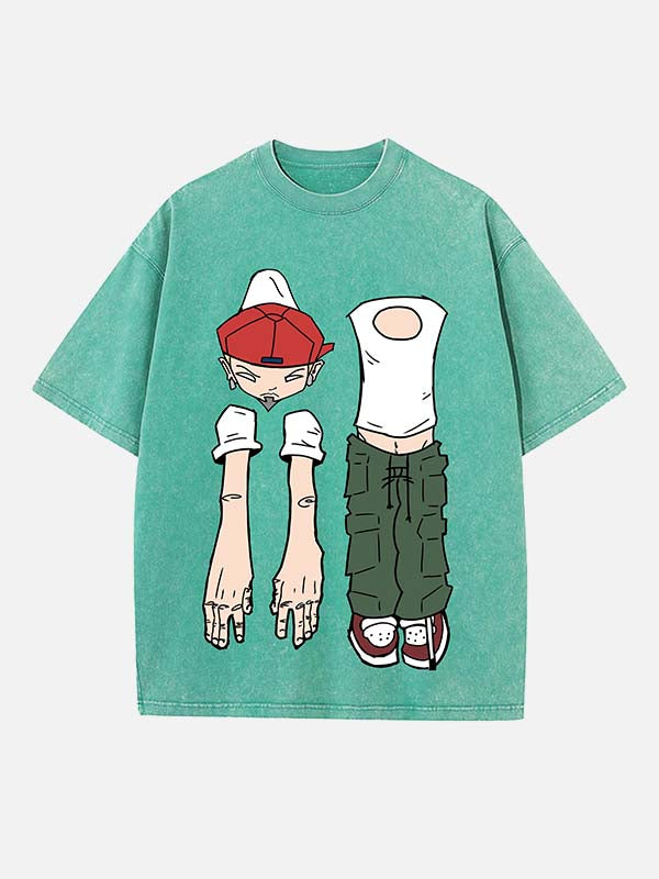 Limp Bizkit Print Round Neck T-shirt