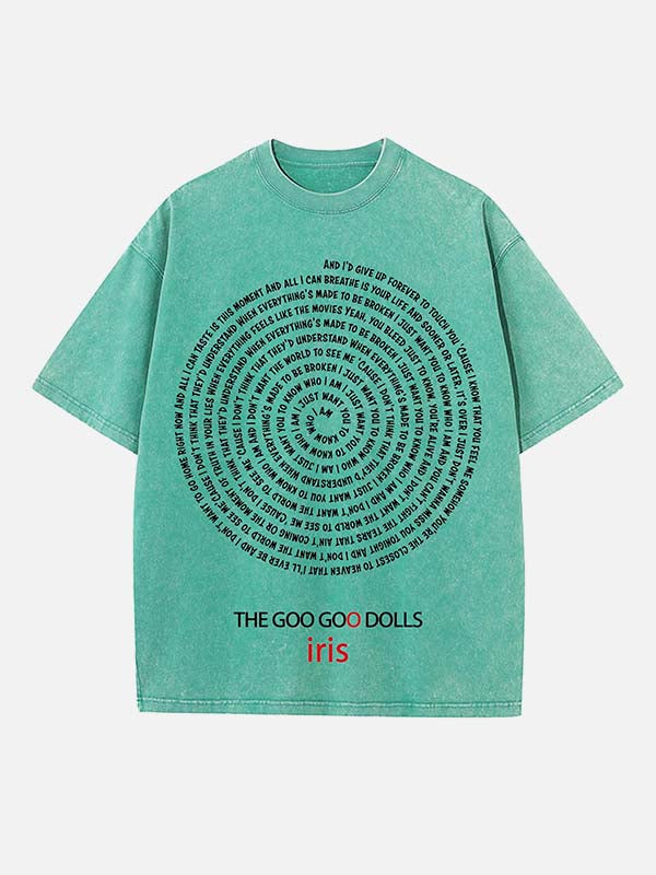 The Goo Goo Dolls Print Round Neck T-shirt