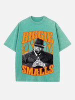 The Notorious B.I.G. Print Round Neck T-shirt