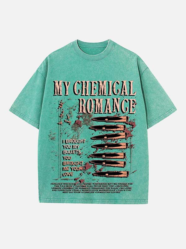 My Chemical Romance Print Round Neck T-shirt