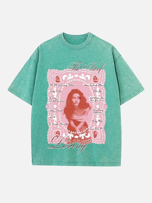 Olivia Dean Print Round Neck T-shirt