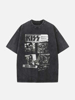 KISS Print Round Neck T-shirt