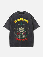 GUNS N' ROSES Print Round Neck T-shirt