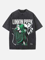 Linkin Park Print Round Neck T-shirt
