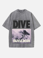 Olivia Dean Print Round Neck T-shirt