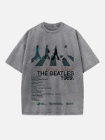 The Beatles Print Round Neck T-shirt