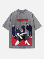 Limp Bizkit Print Round Neck T-shirt