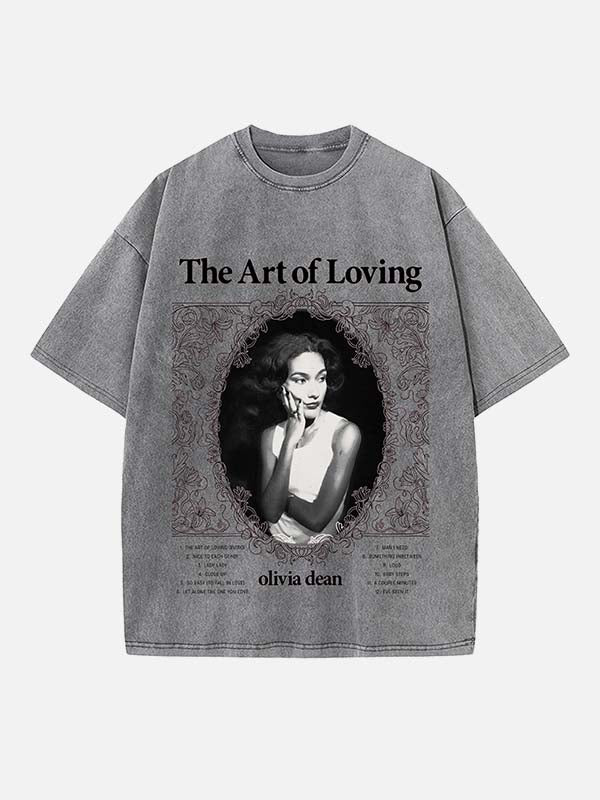 Olivia Dean Print Round Neck T-shirt