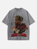 Juice WRLD Print Round Neck T-shirt