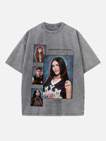 Madison Beer Print Round Neck T-shirt