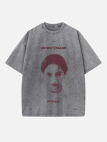 Rosalía Print Round Neck T-shirt