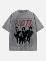 Paramore Print Round Neck T-shirt