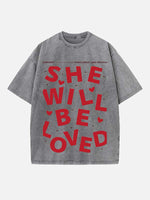 Maroon 5 Print Round Neck T-shirt