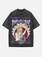 Fleetwood Mac Print Round Neck T-shirt
