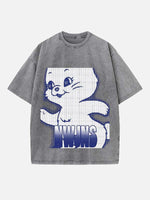 NewJeans Print Round Neck T-shirt