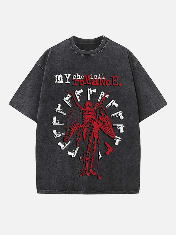 My Chemical Romance Print Round Neck T-shirt