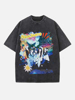 NewJeans Print Round Neck T-shirt