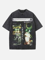 Deftones Print Round Neck T-shirt