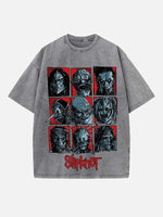 Slipknot Print Round Neck T-shirt