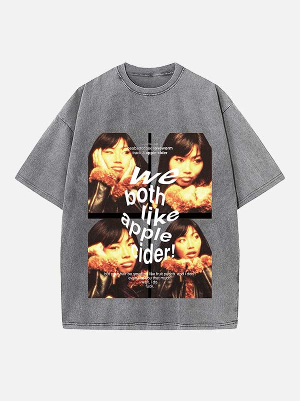 Beabadoobee Print Round Neck T-shirt