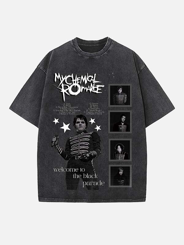 My Chemical Romance Print Round Neck T-shirt