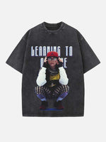 Billie Eilish Print Round Neck T-shirt