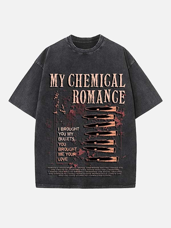 My Chemical Romance Print Round Neck T-shirt