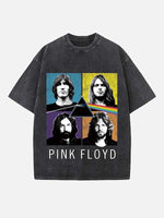 Pink Floyd Print Round Neck T-shirt