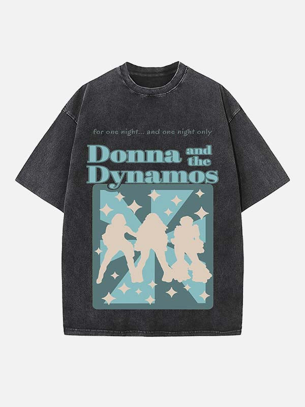 ABBA Print Round Neck T-shirt