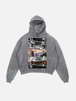 Ariana Grande Print Slant Pockets Hoodie