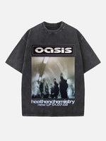 Oasis Print Round Neck T-shirt