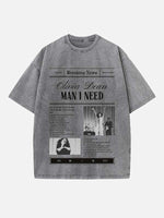 Olivia Dean Print Round Neck T-shirt