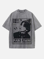 BTS Print Round Neck T-shirt
